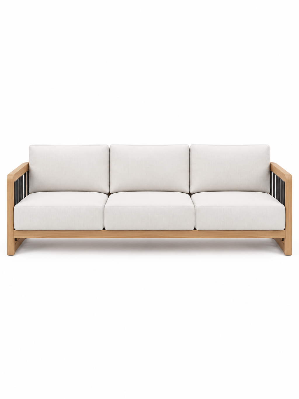 The Calyvera Outdoor Sofa — Luxury Solid Teak Wood Sofa