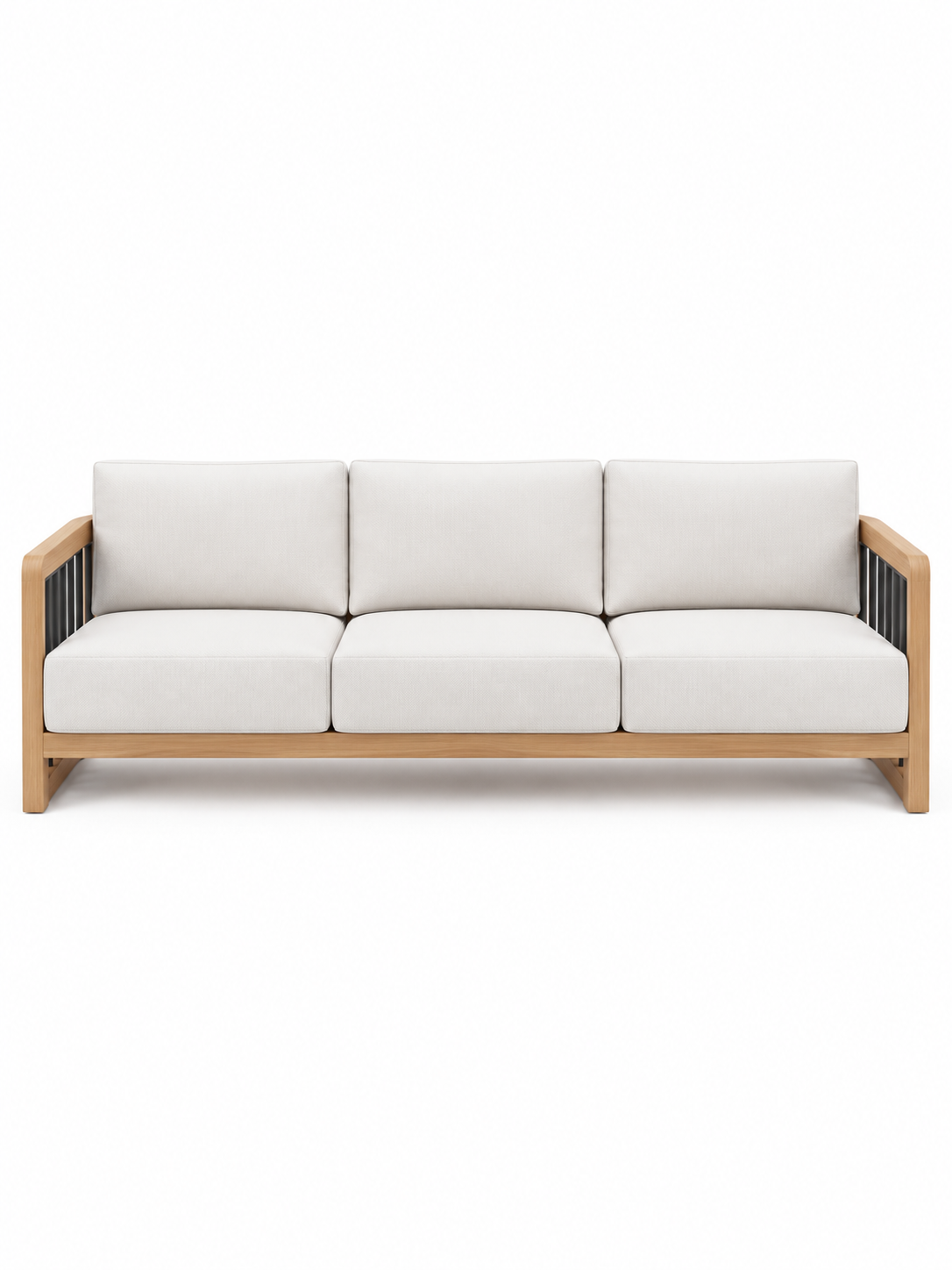 The Calyvera Outdoor Sofa — Luxury Solid Teak Wood Sofa