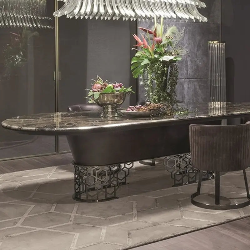 Riva High End Luxury Modern 8 Seater Dining Table