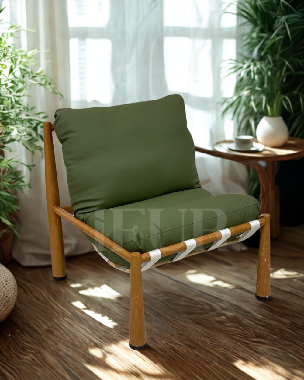 BirchEase Wooden Sofa Chair