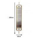 Zoha Metal Partition With Fluted Glass