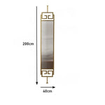 Zoha Metal Partition With Fluted Glass