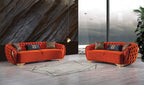 Milano Modern Luxury Chesterfield Designer Sofa Set
