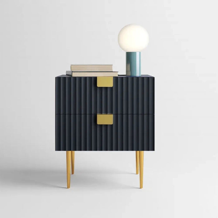 Sebastian Modern Bed Side Table With Drawers