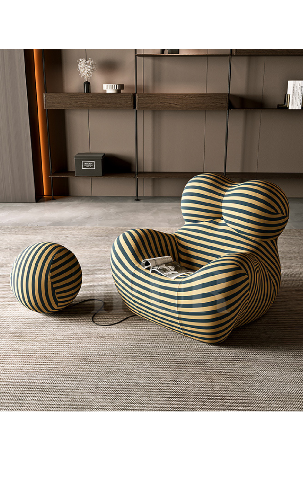 The Cocoon Kids Lounge Chair with Ottoman