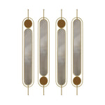 Metal Fluted Glass Partition