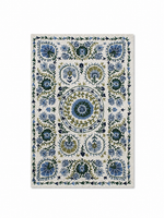 The Riviera Rug — Luxury Vintage Botanical Area Rug