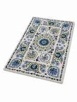 The Riviera Rug — Luxury Vintage Botanical Area Rug