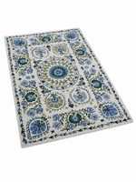 The Riviera Rug — Luxury Vintage Botanical Area Rug