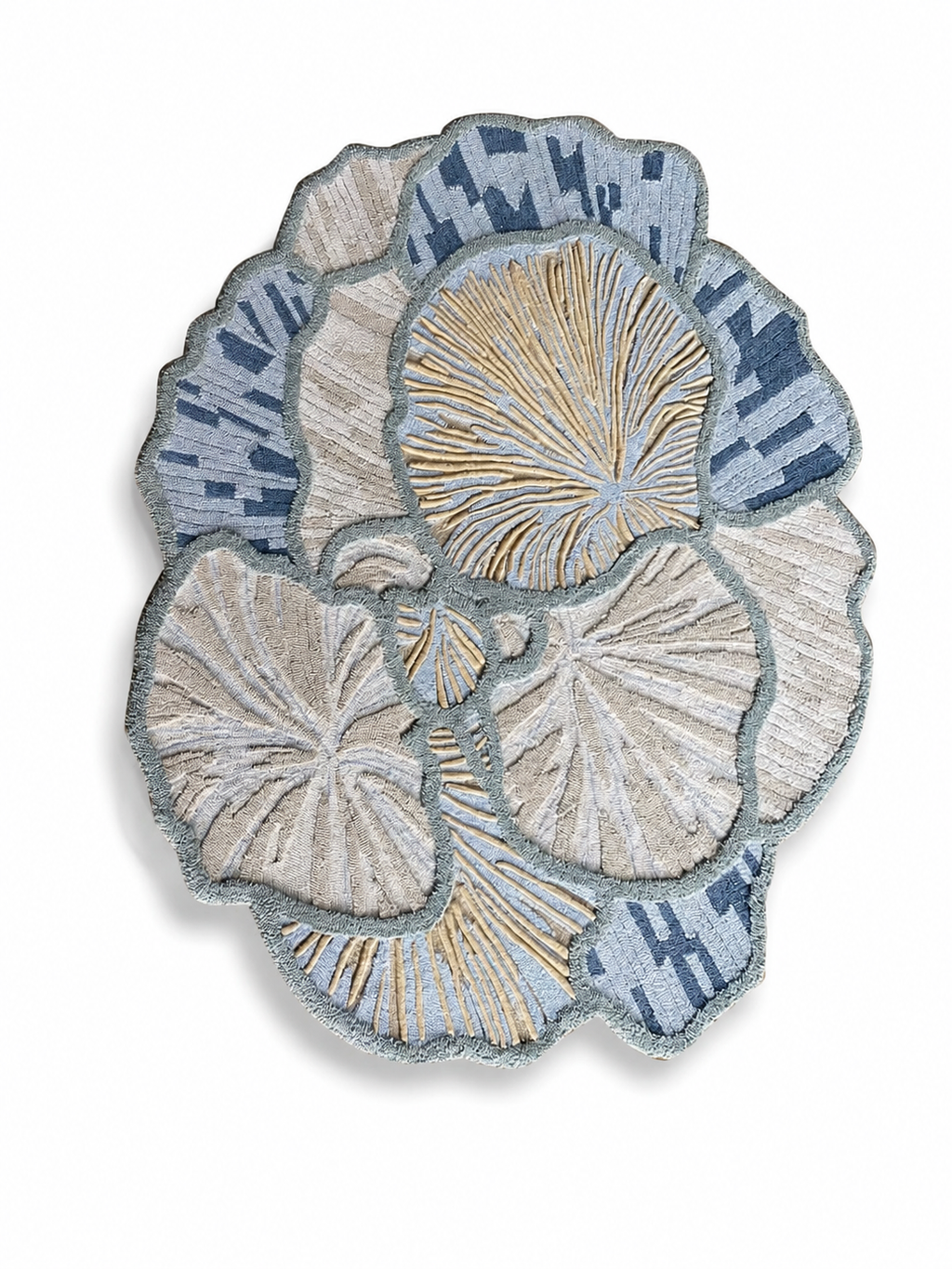 The Ivory Bloom Rug — Luxury Sculpted Floral Hand-Tufted Area Rug