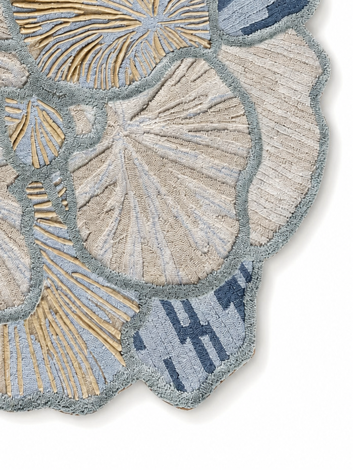 The Ivory Bloom Rug — Luxury Sculpted Floral Hand-Tufted Area Rug