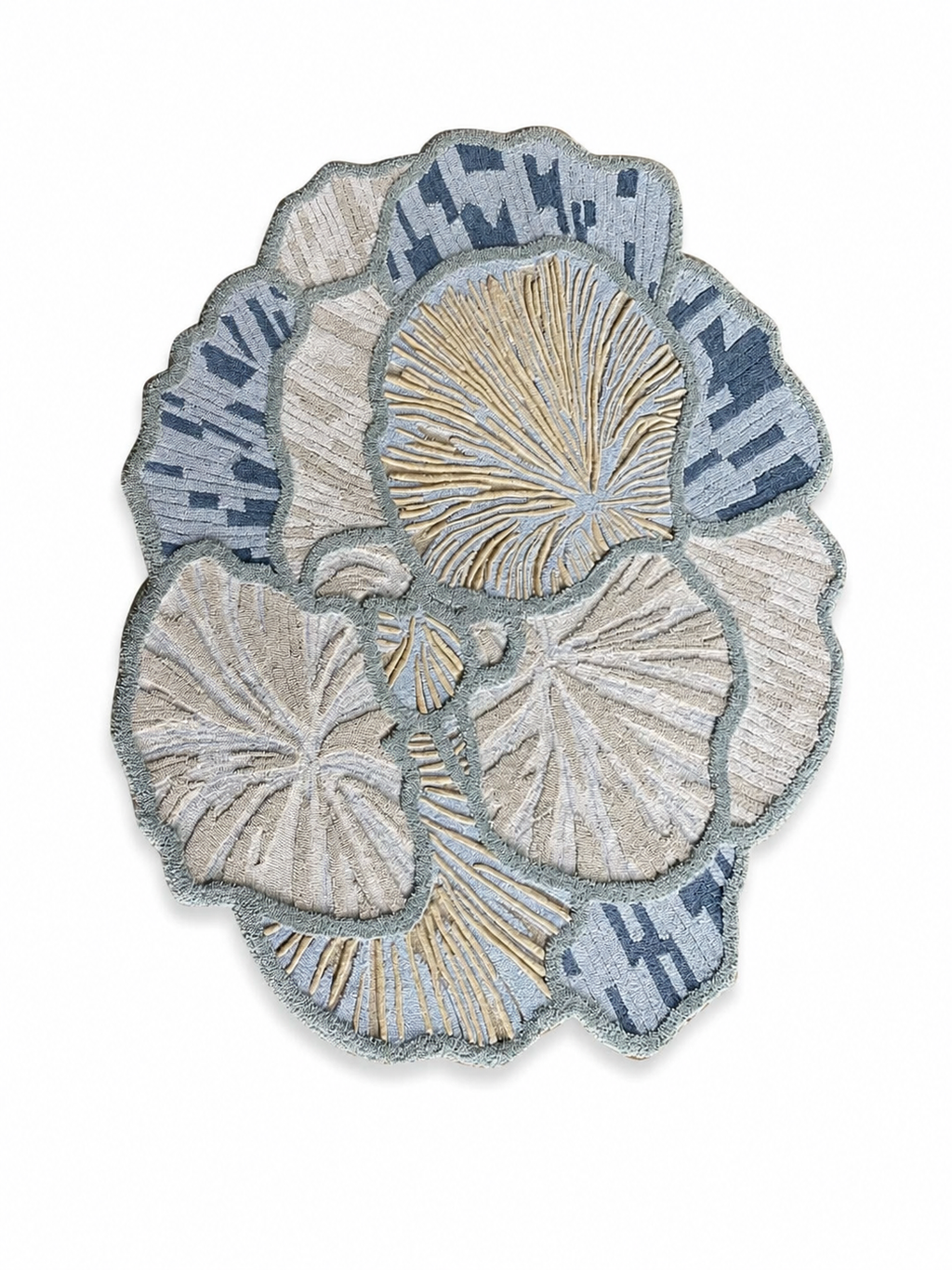 The Ivory Bloom Rug — Luxury Sculpted Floral Hand-Tufted Area Rug
