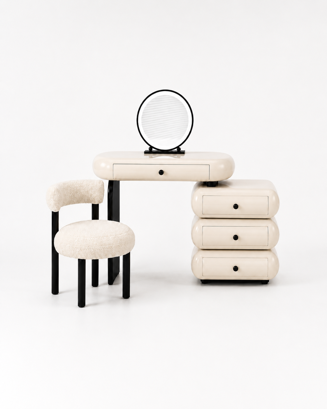 The Orvessa Dressing Table — Luxury Modern Makeup Vanity with Storage