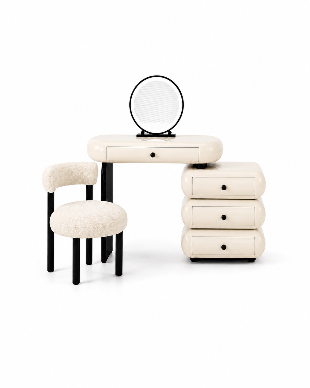 The Orvessa Dressing Table — Luxury Modern Makeup Vanity with Storage