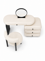 The Orvessa Dressing Table — Luxury Modern Makeup Vanity with Storage