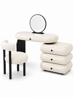 The Orvessa Dressing Table — Luxury Modern Makeup Vanity with Storage