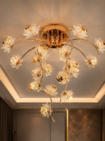 The Kalviera Bloom Chandelier — Luxury Crystal Floral Vine Ceiling Light