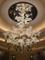 The Nylora Bloom — Luxury Crystal Floral Cascade Chandelier