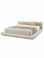 The Primrose Bed — Luxury Bouclé Upholstered Bed