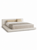 The Primrose Bed — Luxury Bouclé Upholstered Bed