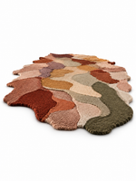 The Terra Mosaic Rug — Luxury Organic Patchwork Area Rug