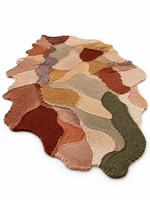 The Terra Mosaic Rug — Luxury Organic Patchwork Area Rug