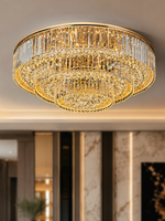 The Aurelith Chandelier — Luxury Crystal Halo Cascade Chandelier