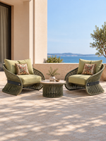 The Mirelle Outdoor Chair — Luxury Woven Lounge Chair