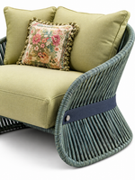 The Mirelle Outdoor Chair — Luxury Woven Lounge Chair