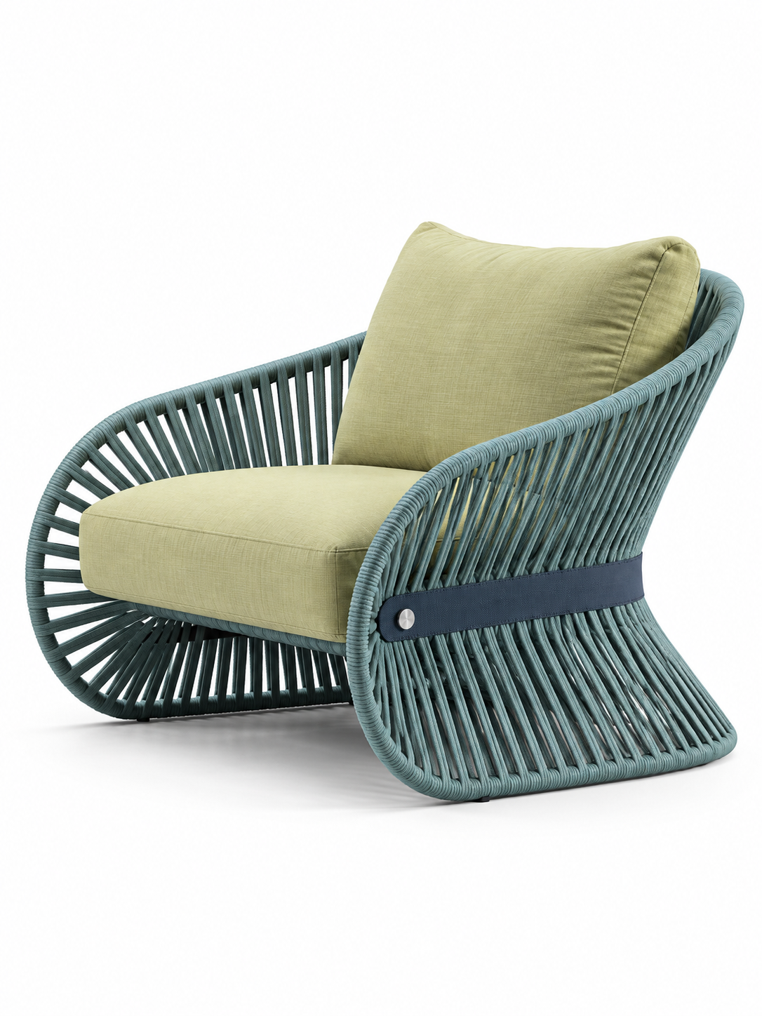 The Mirelle Outdoor Chair — Luxury Woven Lounge Chair
