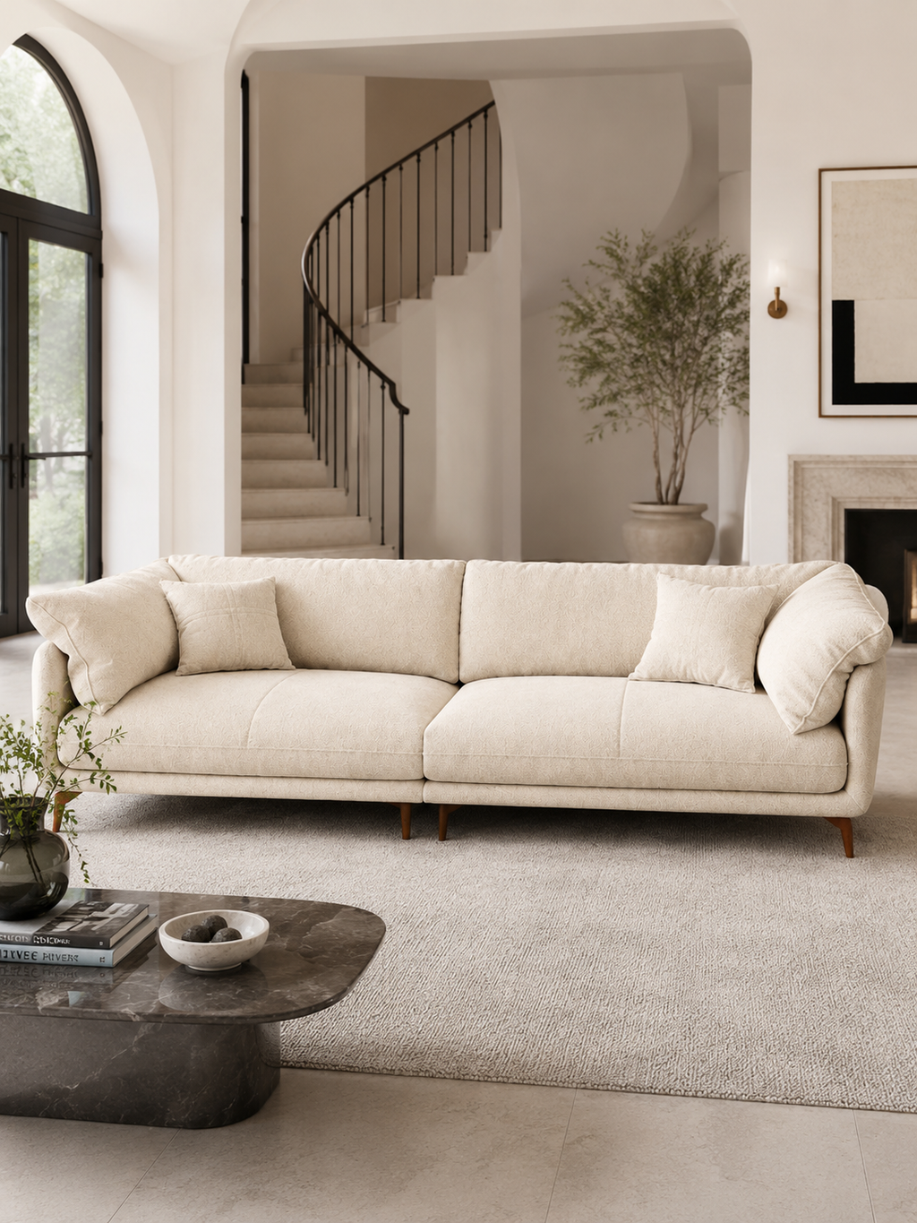 Greeno Modern Luxury Sleek Sofa Set