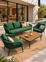 The Avenza Sofa — Luxury Woven Outdoor Sofa