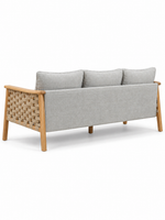 The Erica Outdoor Sofa — Luxury Teak Wood Lounge Sofa