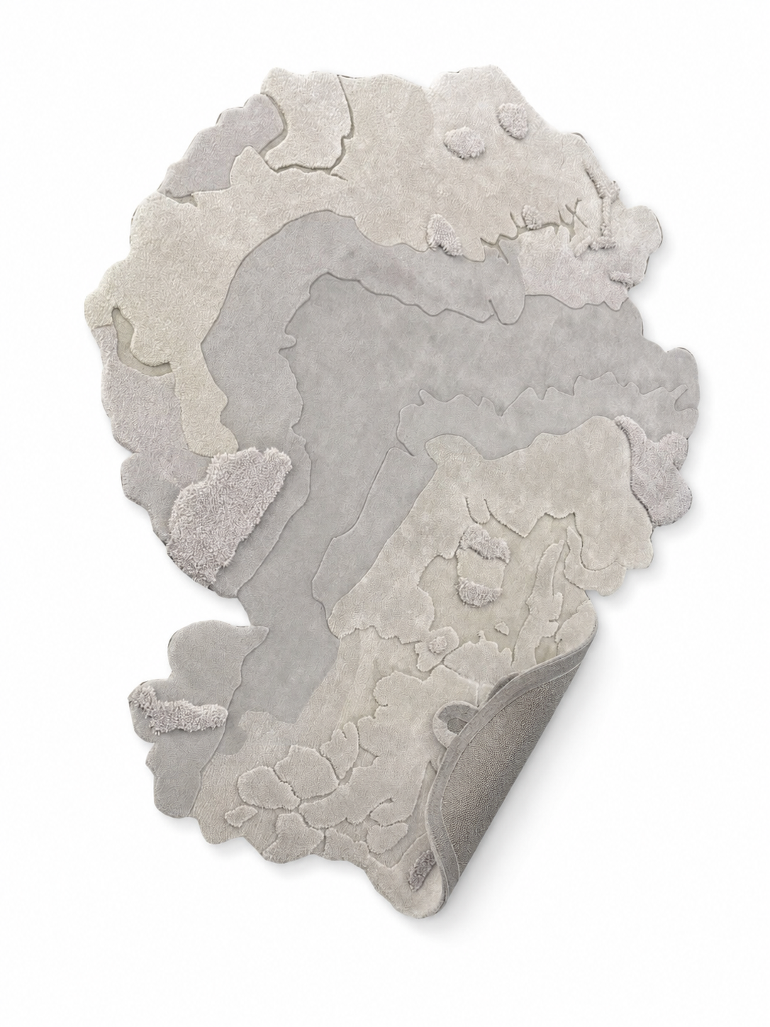 The Luma Terrain Rug — Luxury Organic Sculpted Hand-Tufted Area Rug