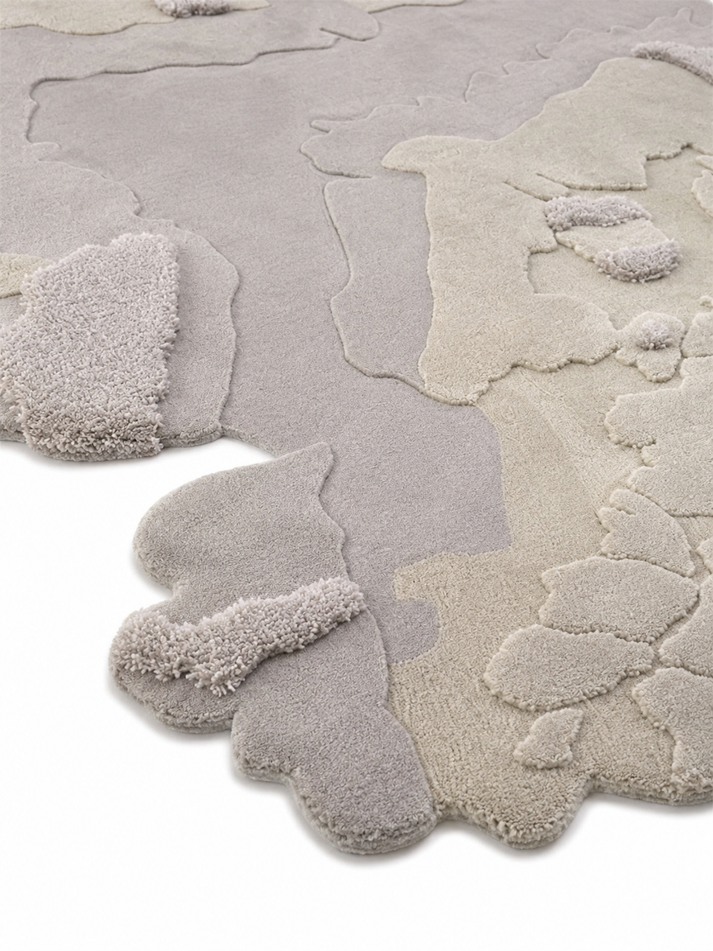 The Luma Terrain Rug — Luxury Organic Sculpted Hand-Tufted Area Rug