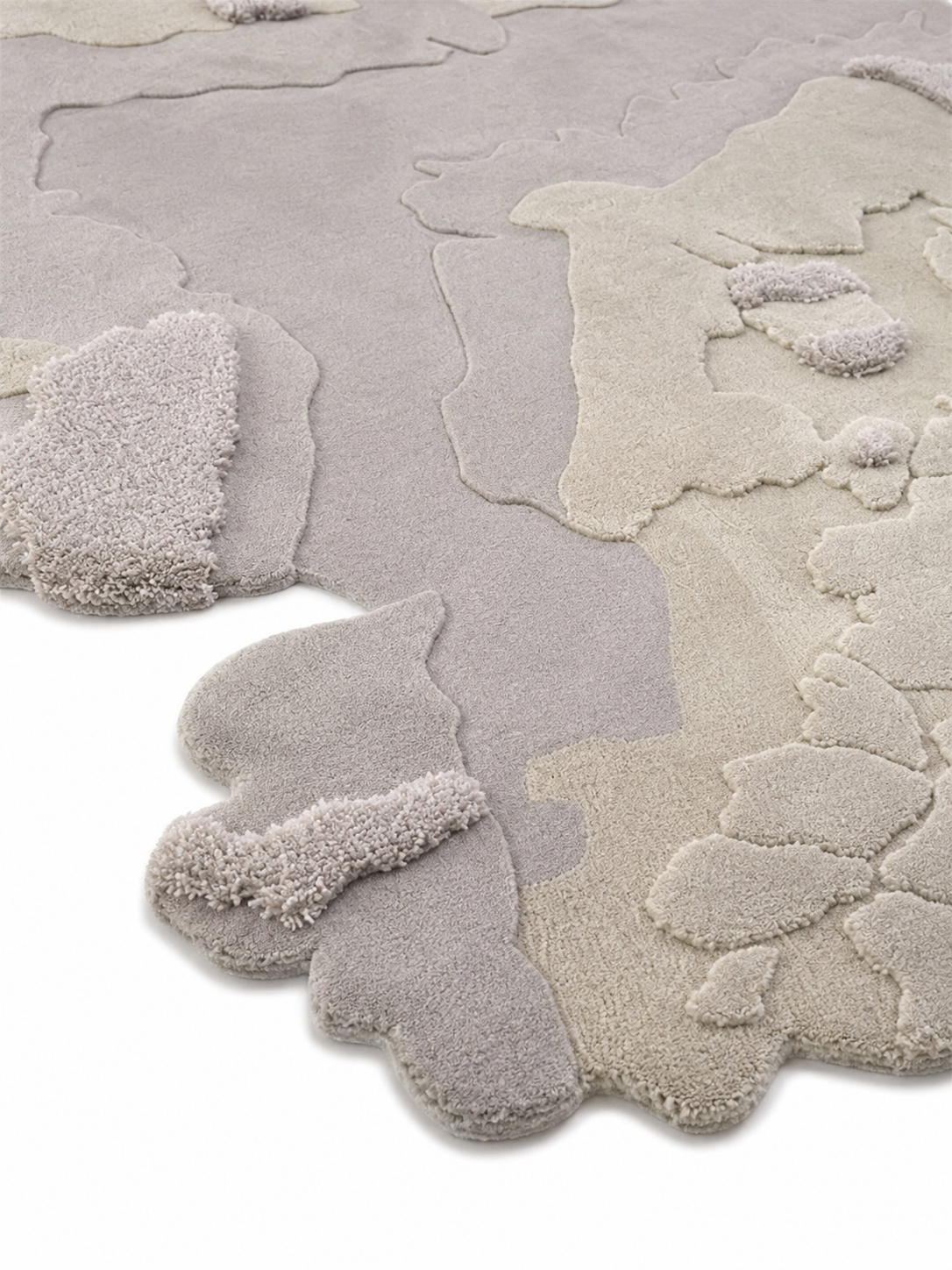 The Luma Terrain Rug — Luxury Organic Sculpted Hand-Tufted Area Rug