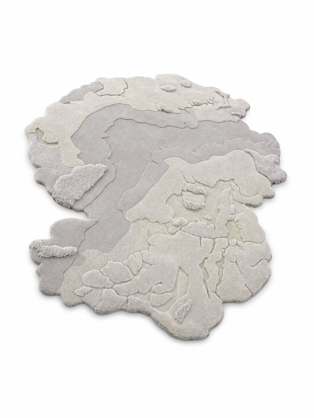 The Luma Terrain Rug — Luxury Organic Sculpted Hand-Tufted Area Rug