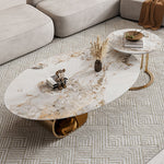 Roxy Modern Center Table With Metal Base