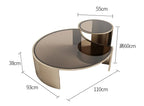 Ryma Modern Trendy Nesting Coffee Table