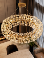 The Dandelia Chandelier — Luxury Crystal Dandelion LED Chandelier