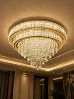 The Haverelle Halo — Luxury Crystal Tiered Chandelier