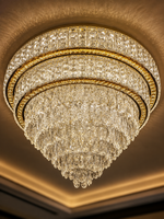 The Haverelle Halo — Luxury Crystal Tiered Chandelier