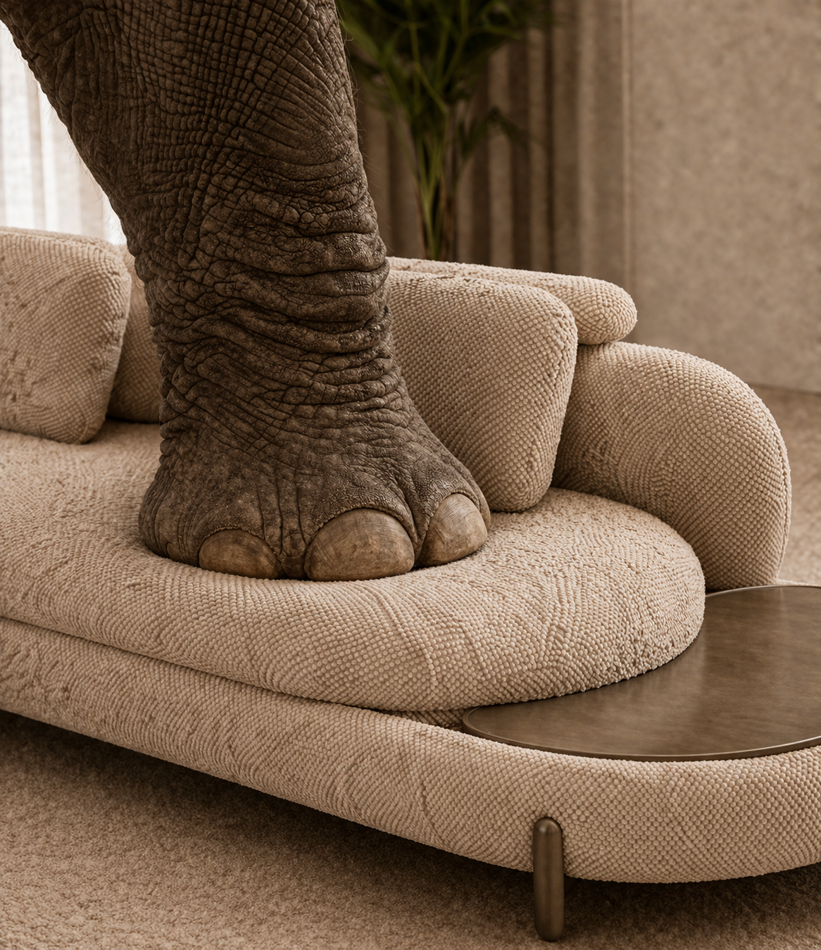 ifur scratch proof fabric sofa