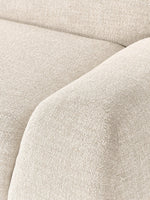 The Dune Corner Sofa — Low-Profile Curves, White Bouclé Upholstery