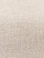 The Dune Corner Sofa — Low-Profile Curves, White Bouclé Upholstery