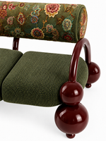 The Gulnaar Sofa — Luxury Teak Wood 2 Seater Sofa