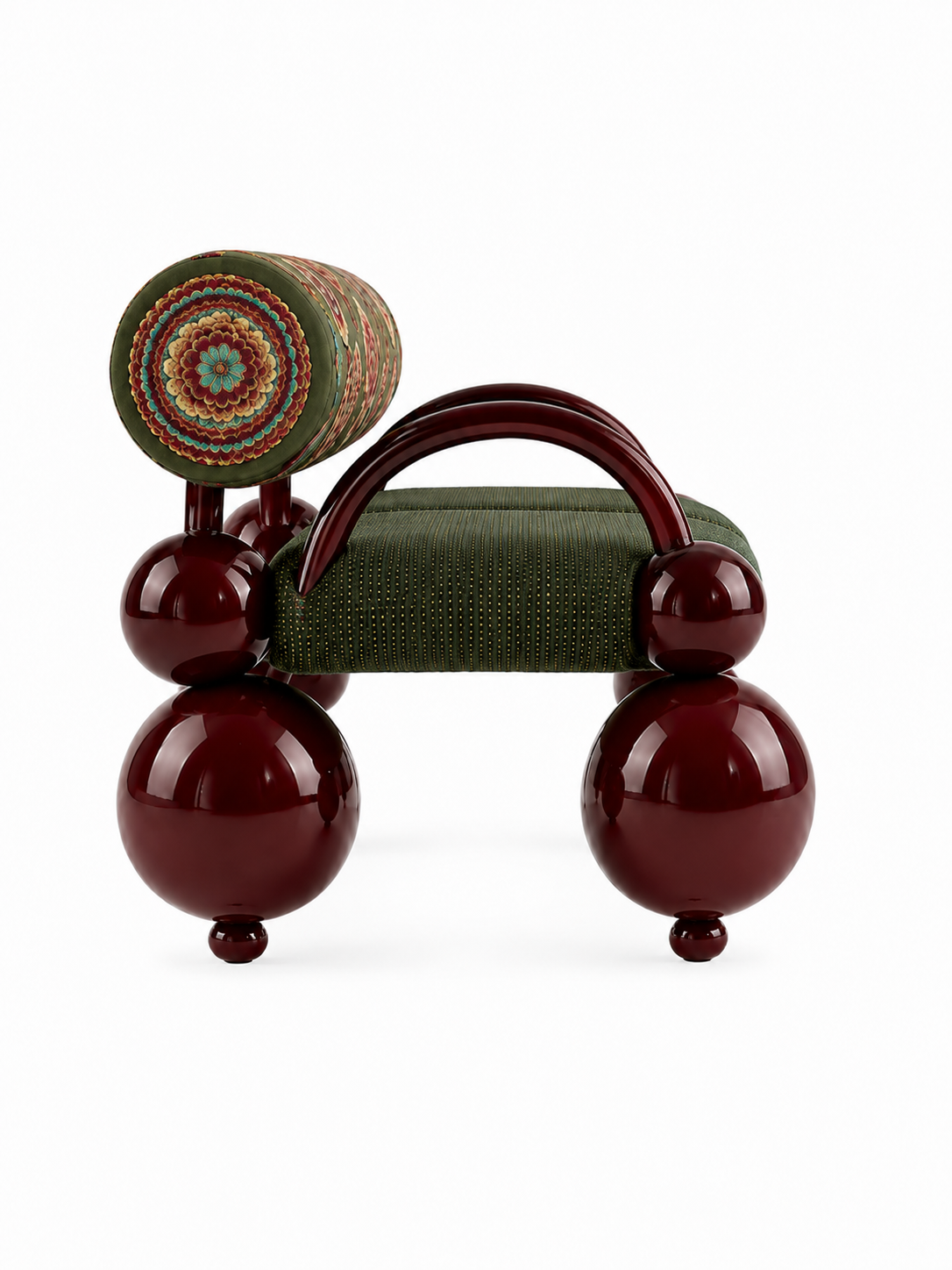 The Gulnaar Sofa — Luxury Teak Wood 2 Seater Sofa