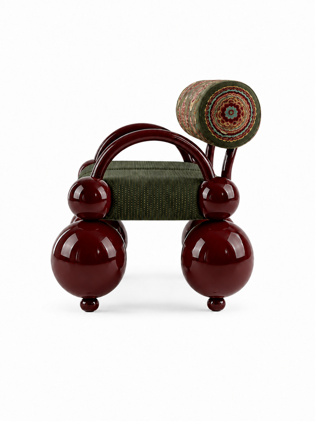 The Gulnaar Sofa — Luxury Teak Wood 2 Seater Sofa