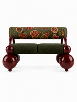 The Gulnaar Sofa — Luxury Teak Wood 2 Seater Sofa