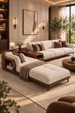 The Iverra Sofa — Luxury Solid Wood Lounge Sofa